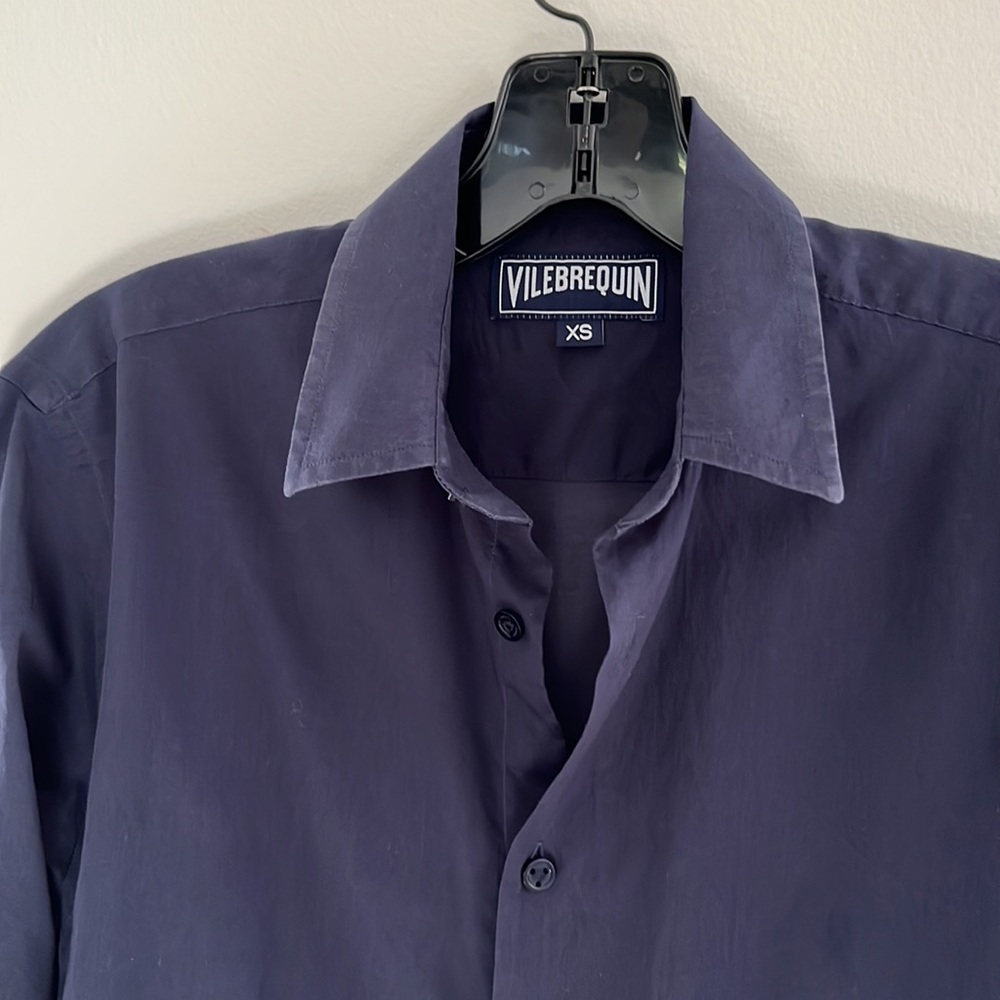 Vilebrequin men’s shirt XS NAVY - Picture 2 of 5